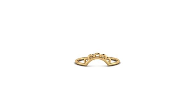 The Janet 14K Gold Sunflower Crown Ring