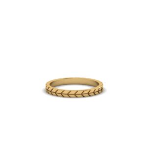 The Sapphira Herringbone 14K Gold Ring