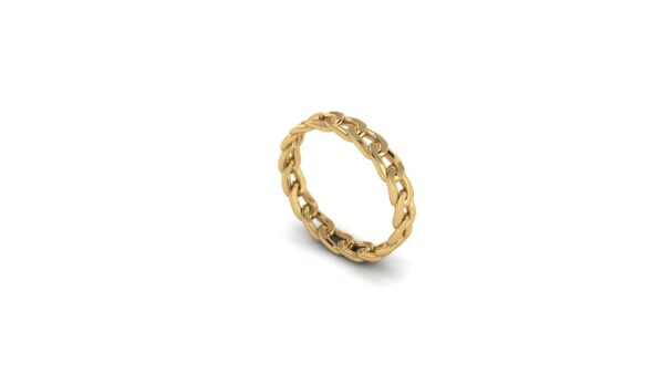 The Pia Chain Ring 14K Gold