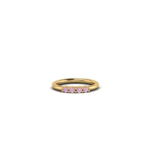 14k Pink Sapphire Ring