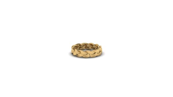 The Judy 14k Gold Braided Ring