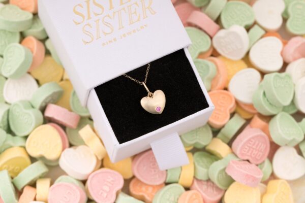 The Claudia 14k Gold Heart Pendant Necklace 1
