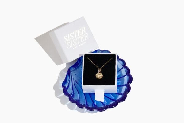 The Mandy 14k Gold Seashell Pendant Necklace