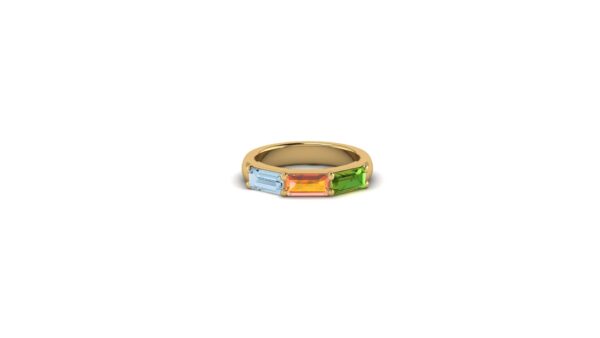 The Lola 14k Gold Generation Custom Birthstone Ring