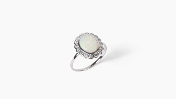 The Virginia 14k Gold Opal Ring
